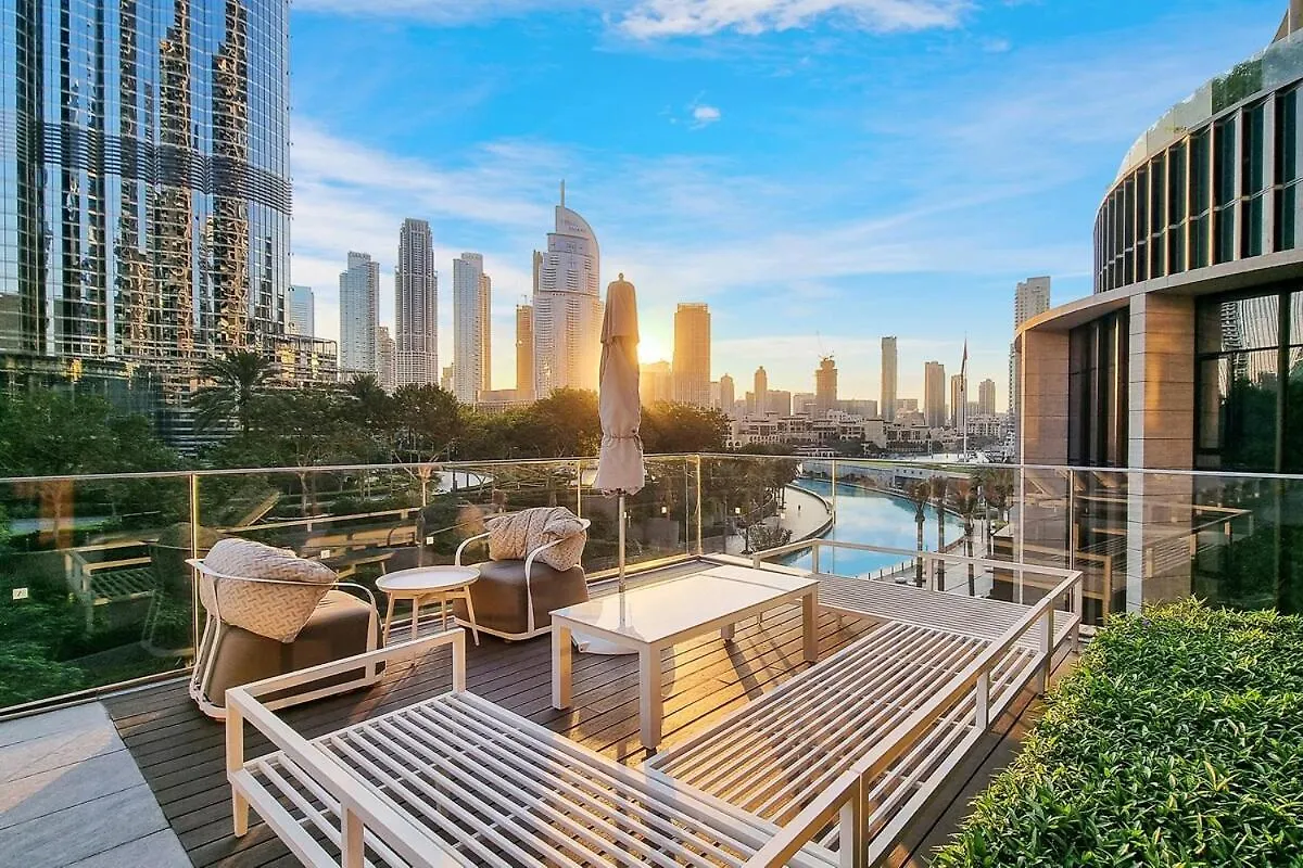 Apartment First Class 3Br Burj Khalifa & Fountain View Dubai