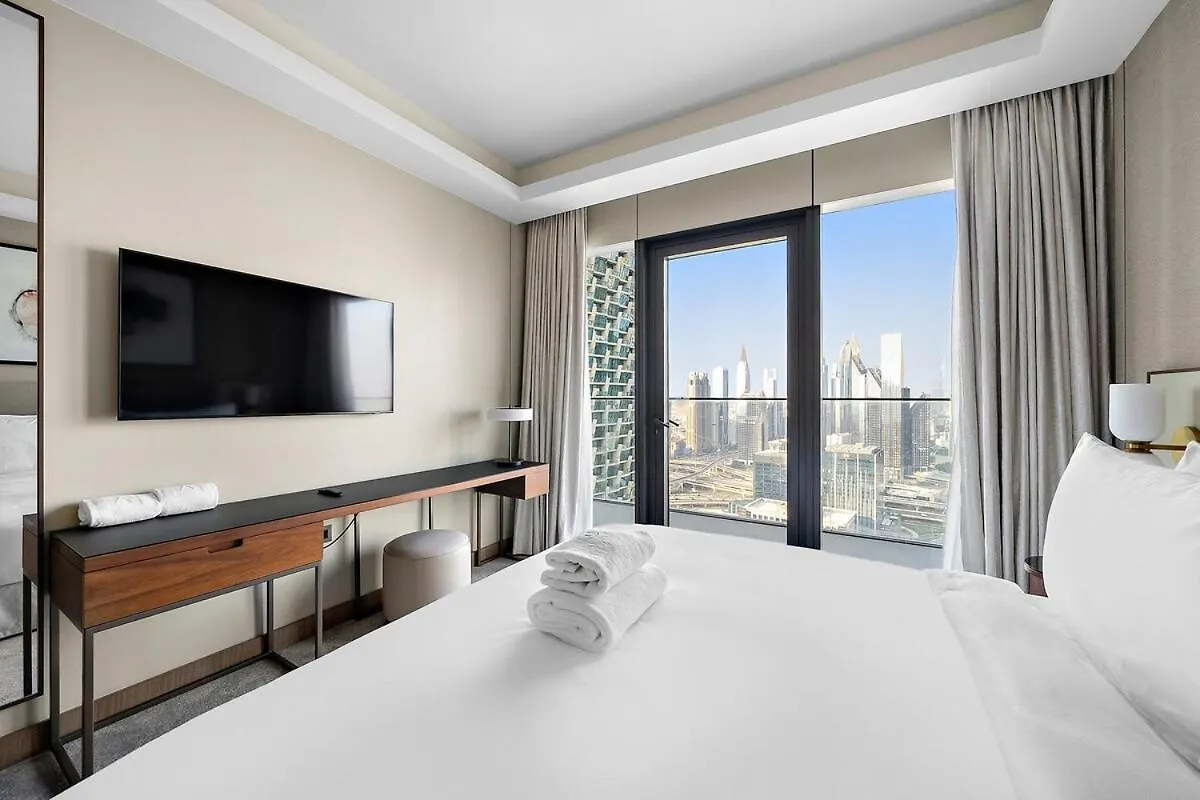 Apartment First Class 3Br Burj Khalifa & Fountain View Dubai