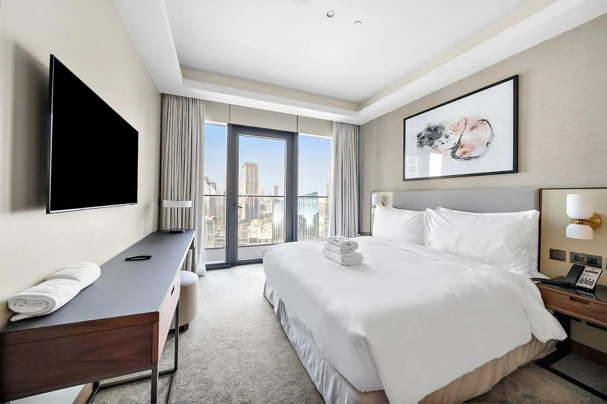 Apartment First Class 3Br Burj Khalifa & Fountain View Dubai